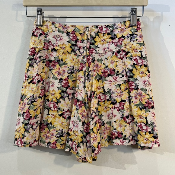 Vintage 1990s Flowy Floral Skort Size XS - Picture 6 of 12